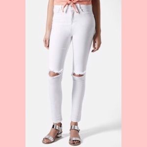 Topshop Moro Leigh super skinny ripped jeans
